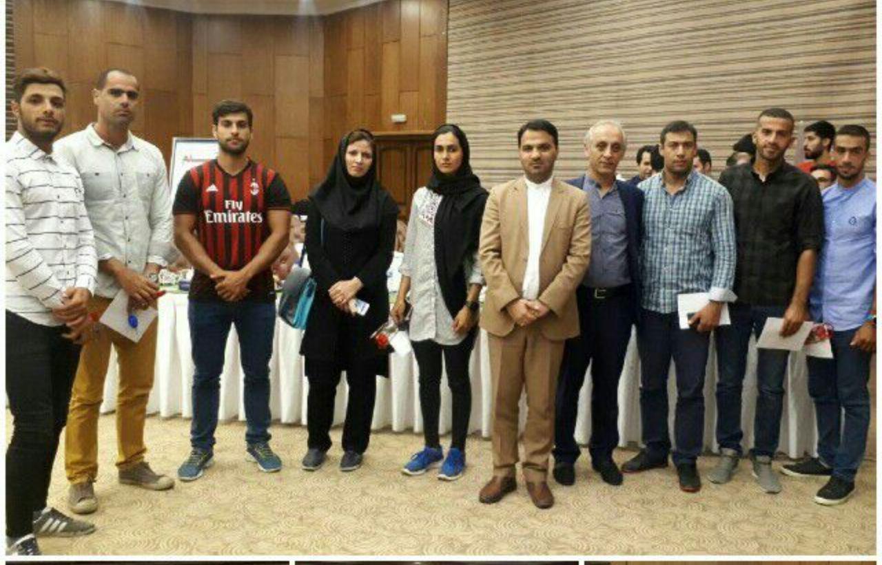 بدرقه قهرمانان قایقرانی استان مازندران در هتل المپیک
