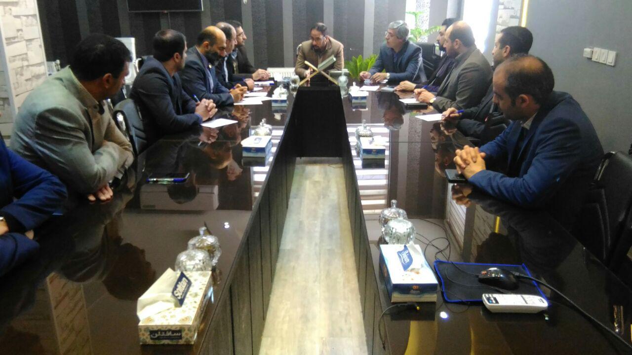 حضور اعضای شورای شهر هچیرود در سازمان شهرسازی اصفهان